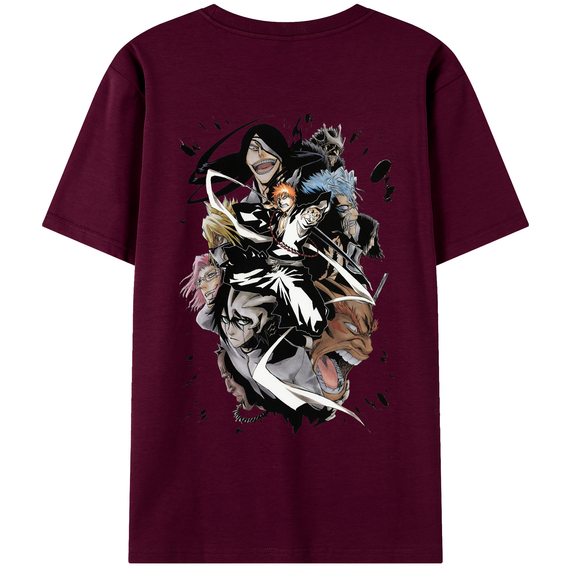 （画像用） ブリーチ 黒崎一護（くろさき いちご）BLEACH Kurosaki Ichigo レディース半袖Tシャツ(バックプリント)